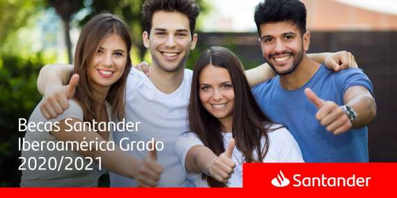 Convocatoria del Programa de Becas Iberoamérica Santander Universidades 20/21 para estudiantes de Grado